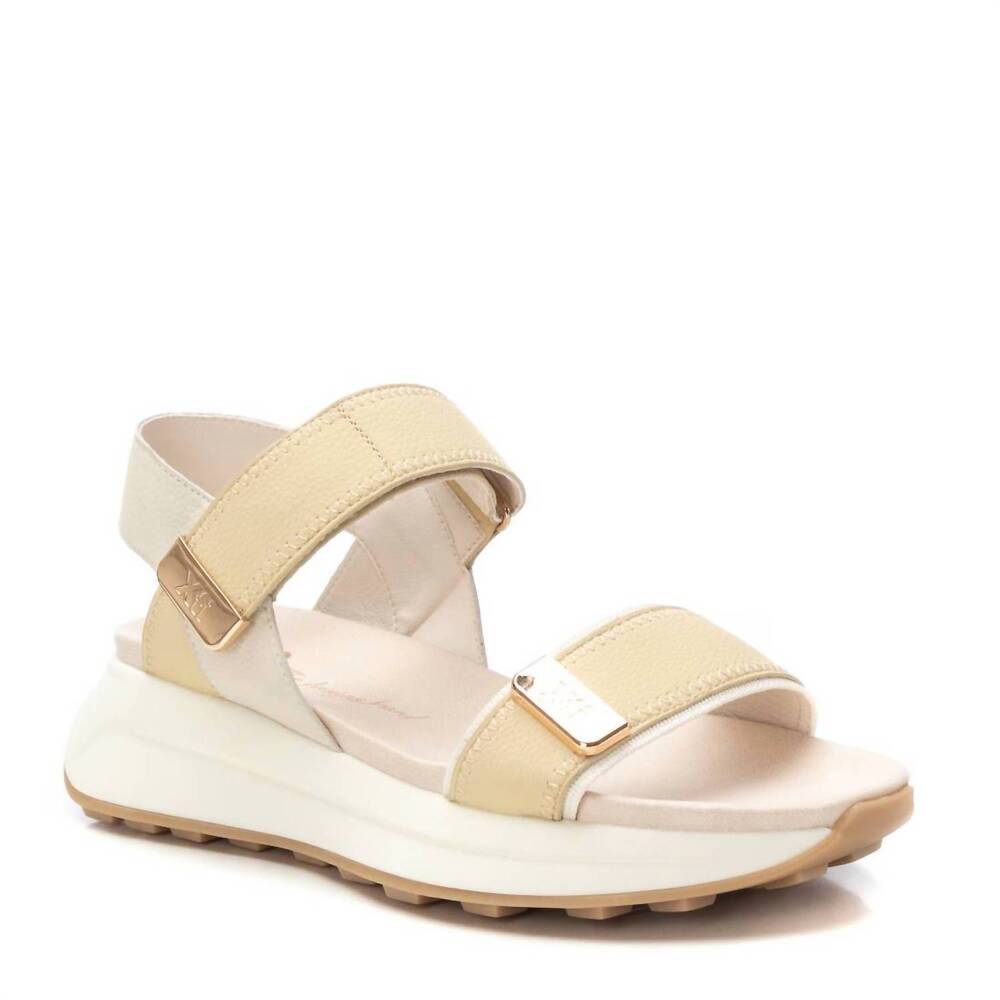 NEW XTI women's 14387406 sandal in ice